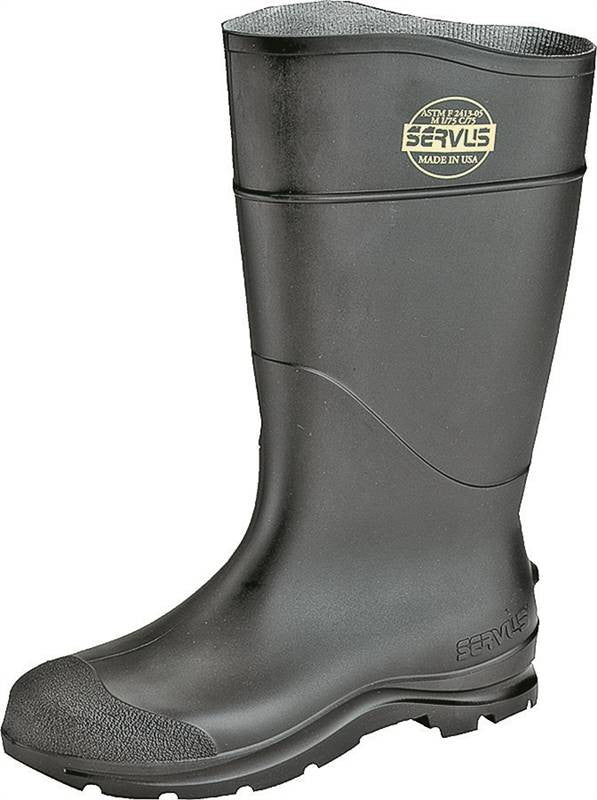 Boot Pvc Pln Toe 16in Black 5