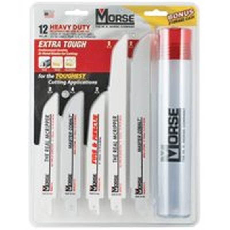12pc Hd Recip Blade Assortmnt