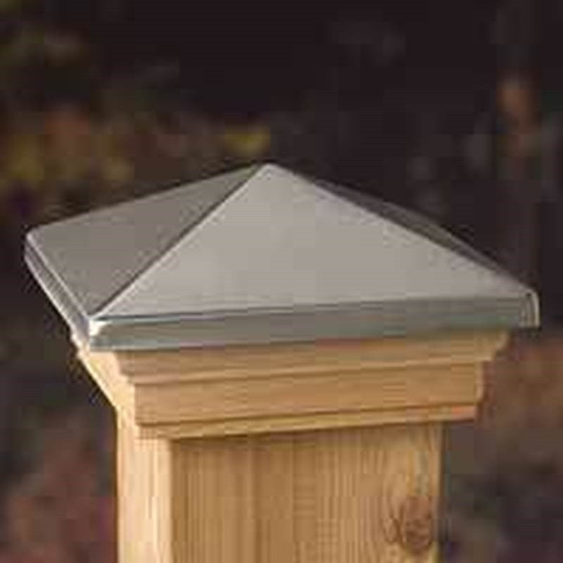Post Cap 6x6in Cedar Stainless