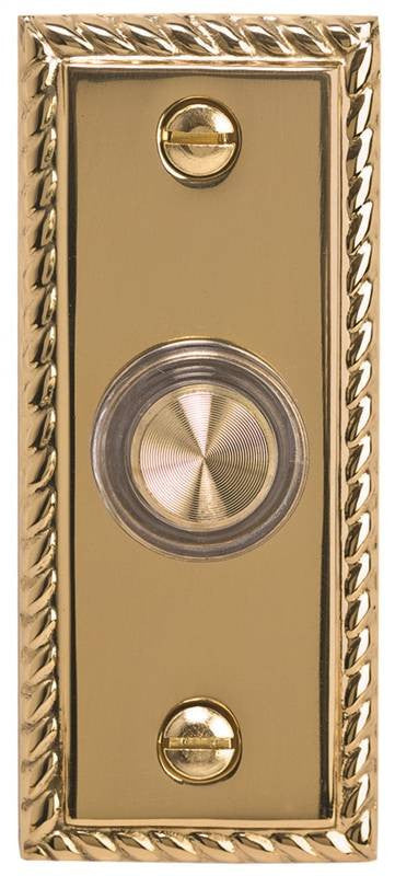Button Door Ltd Wired Flsh Brs