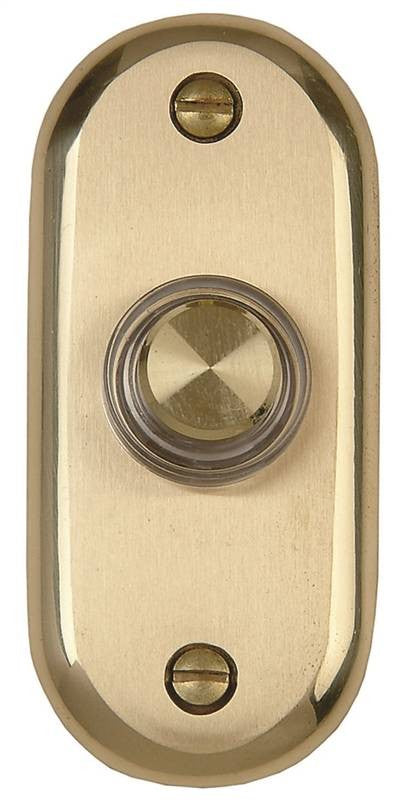 Button Door Ltd Wired Flsh Brs