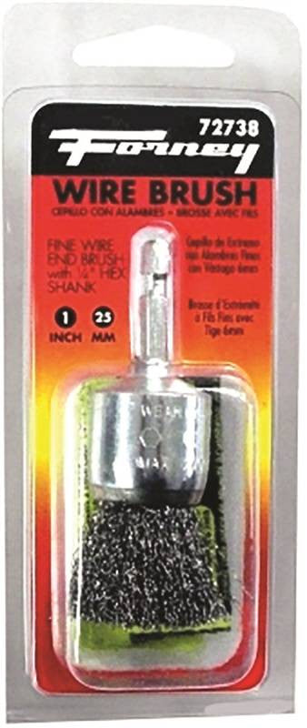 Brush End Crimpd Wire 1x.008in