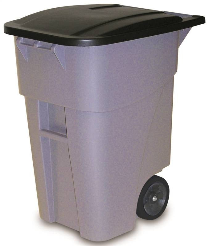 Container 50gal Gray Rollout