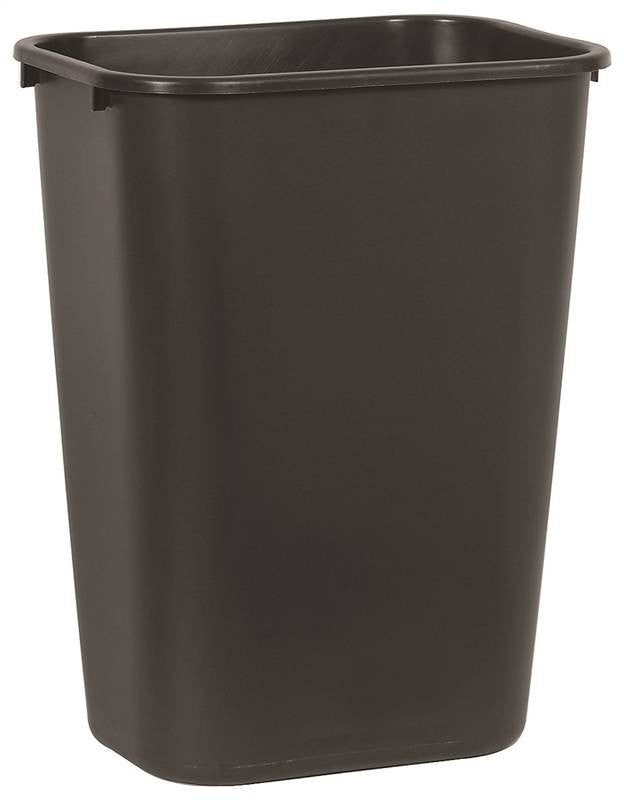 Wastebasket 41qt Large Black