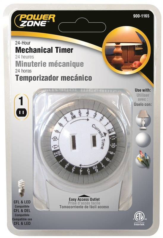 Timer Indr 24hr Pass Thru 1out