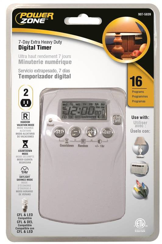 Timer Indr 7day Xhd 2out Dgitl