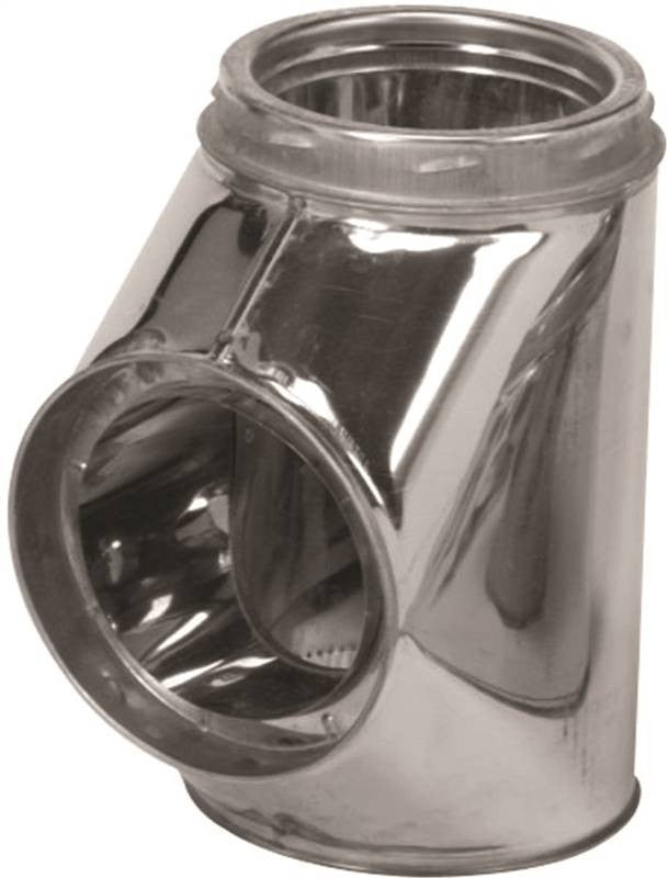 Tee Chimney W-insul T-cap 7in