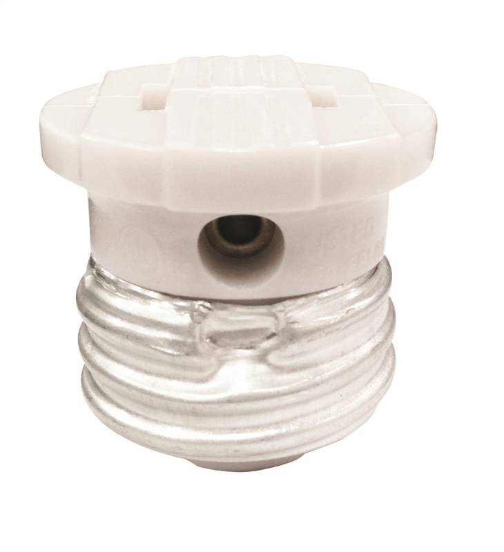 Sckt Adapt Outlet Wht