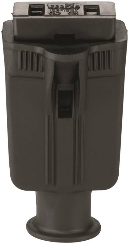 Blk Rbr 2wire Conn