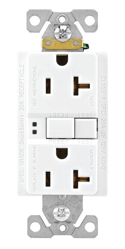 White Receptacle Gfci