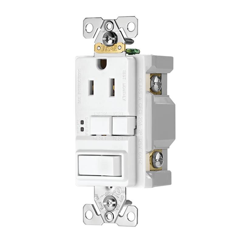 15a 125v White Gfc