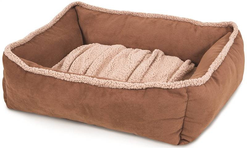 Bed Pet 35x27 Lounge Dark Tan