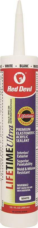Caulk Acry Elstmrc Wht 10.1oz