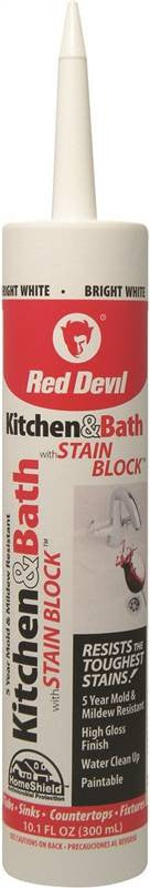Caulk Adh Ktn Bath Wht 10.1oz