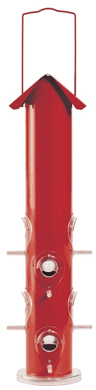 Birdfeeder Tb Mtl Red 8p .75lb