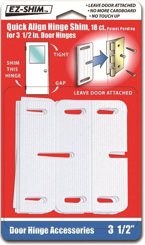 Shims 3-1-2in Hinge White