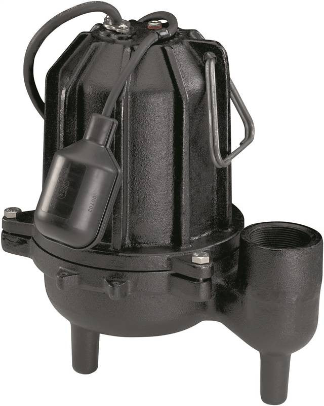 Sewage Ejector Cast Iron 1-2hp