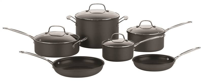 Cookware 10pc Set Hard Anodize