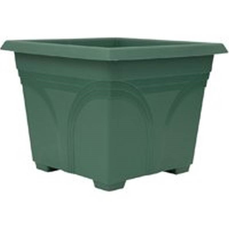 15"medallion Deck Planter Grn