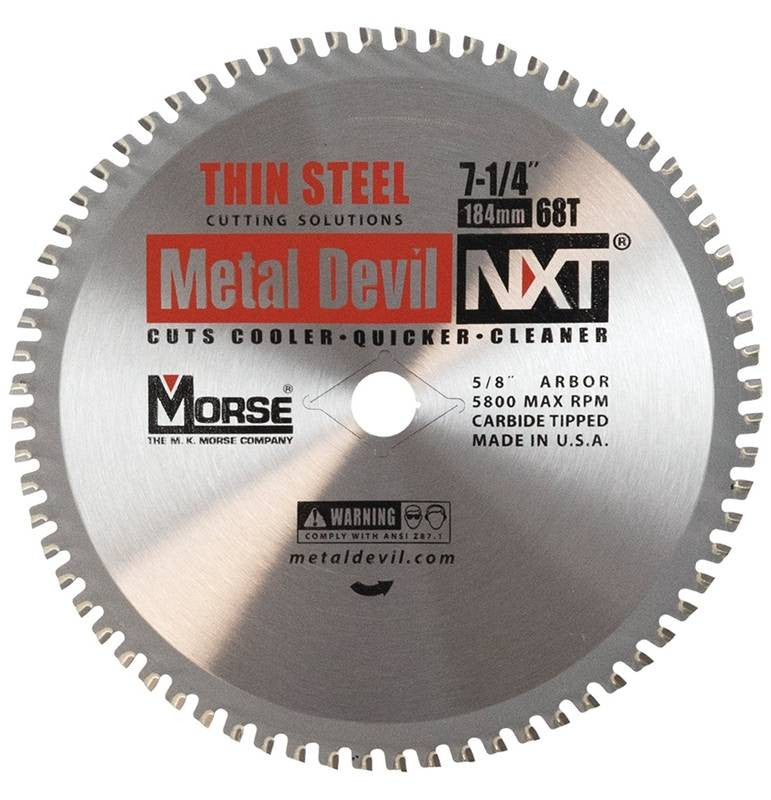 Circ Saw Blade 7.25" 68t Mtl