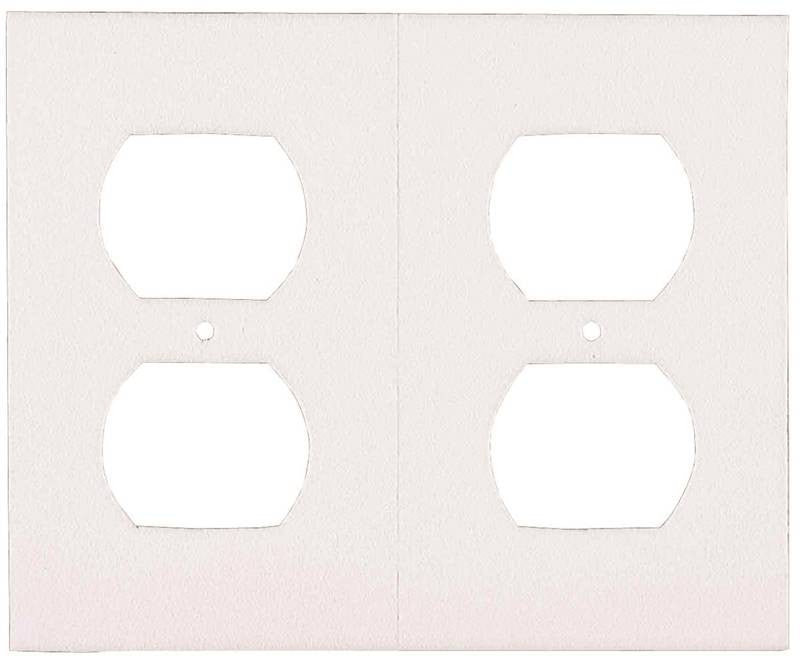 Sealer Outlet Plate Foam White