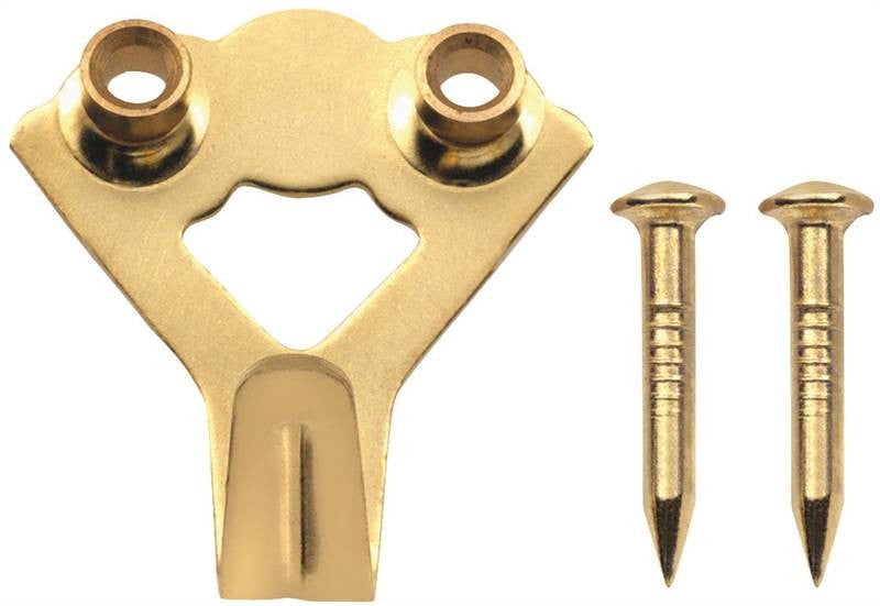 Hanger Picture 100lb Cap Brass