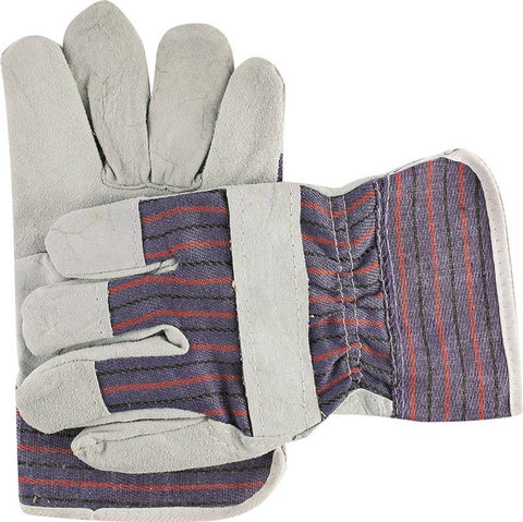 Gloves Men Split Palm 3pk