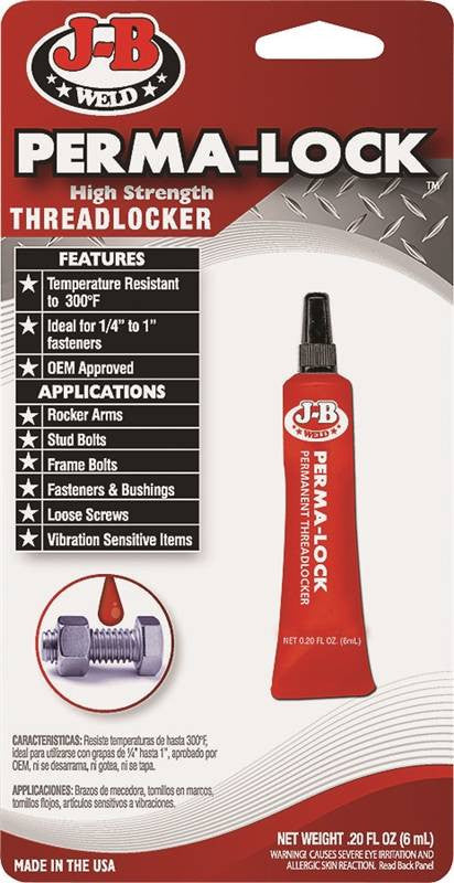 Threadlock Hghstr Red 6ml