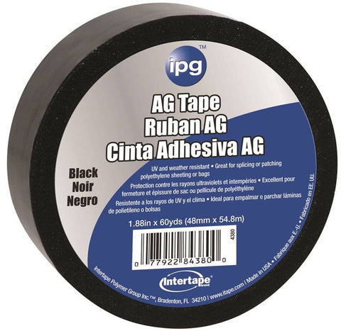 Tape Ag Vinyl Blk 1.88inx60yd