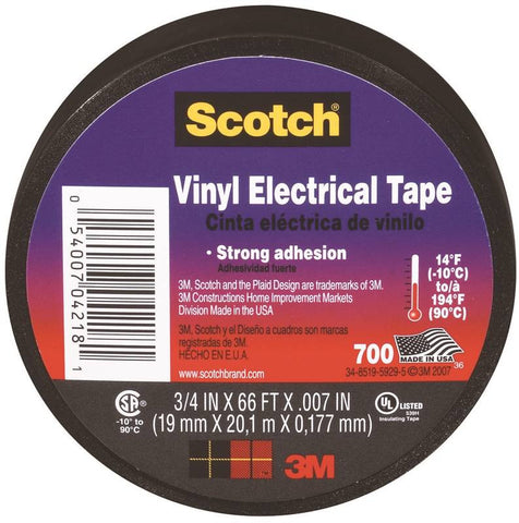 Vinyl Elec Tape 700 3-4"x66ft
