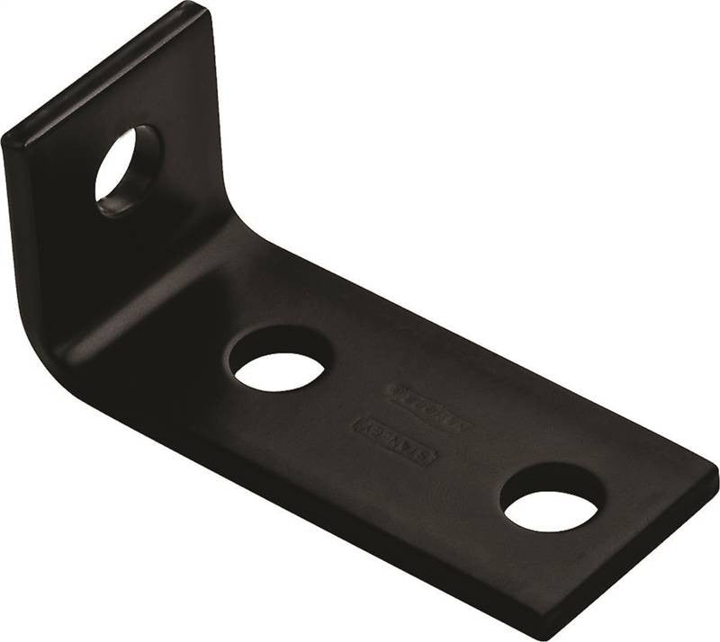 Brace Corner 3.5x1.5x3-16 Blk