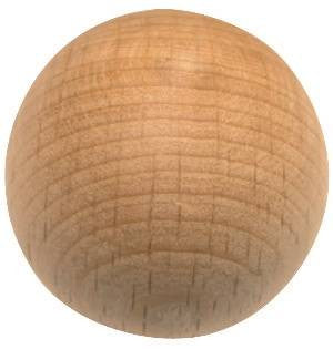 Knob Cabinet 1-1-8in Beech Wd
