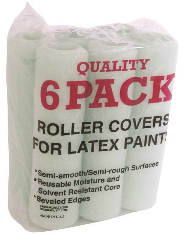 Roller Cover Pylam 6pk 9x3-8in