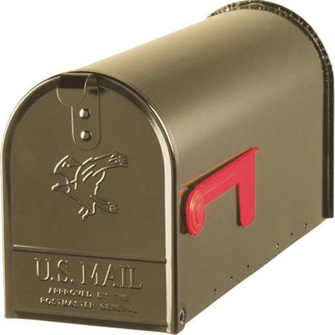 Mailbox Std Brnz Stl Post Mnt