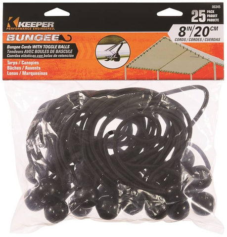 Bungee Ball Cord 8in 25pc