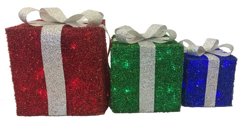 Mesh Gift Box 15-12-9in 3d Led