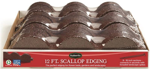 Edger Scallop 17 Inch Red 3pk