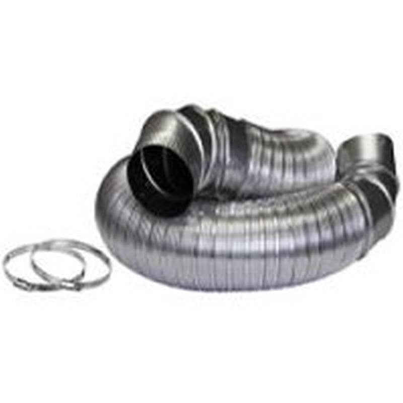 Vent Kit Dryer Metal 4inx8ft