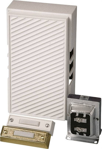 Chime Kit Door2lt Butt Gld-wht