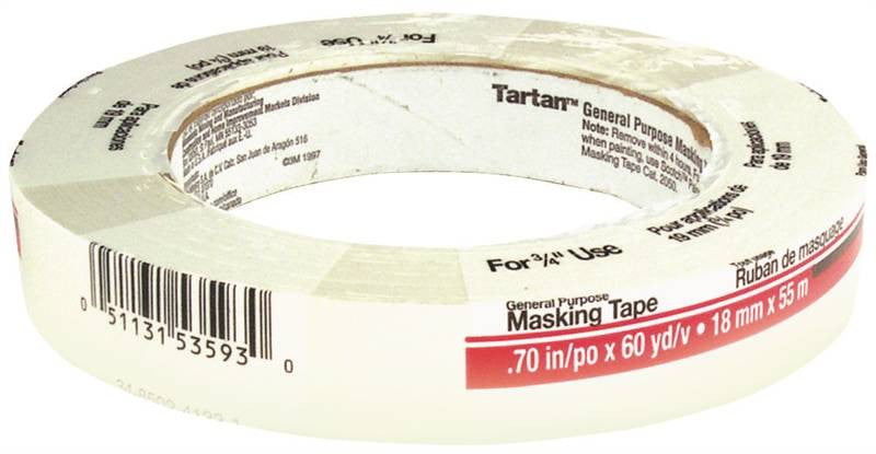 Tape Mskg General 3-4inx60yd