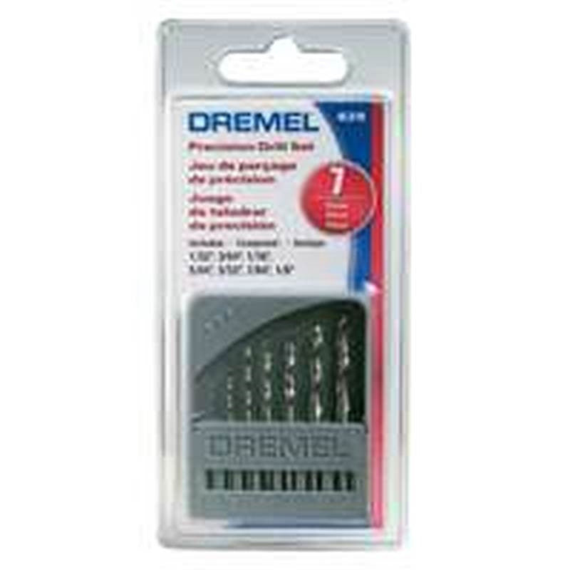 7pc Dremel Drill Bit Set