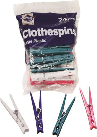 Plastic Clothespins 24ct