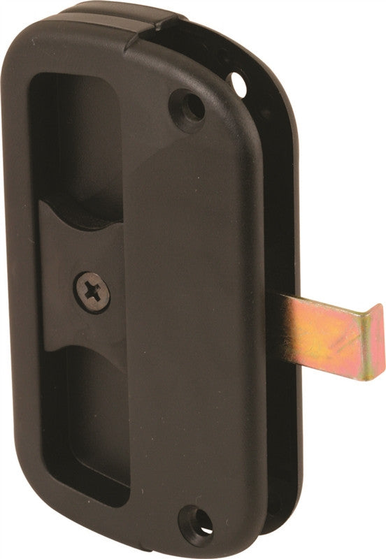 Door Latch-pull 3in Cntr Black