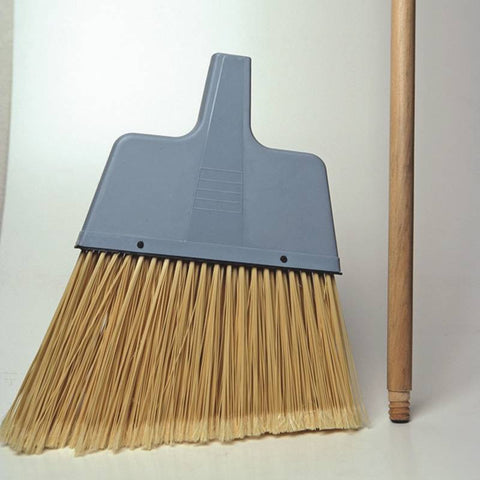 Lg Angle Broom W-wood Handle