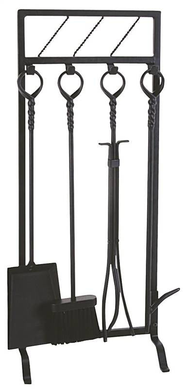 Tool Set Fireplace 5pc Black