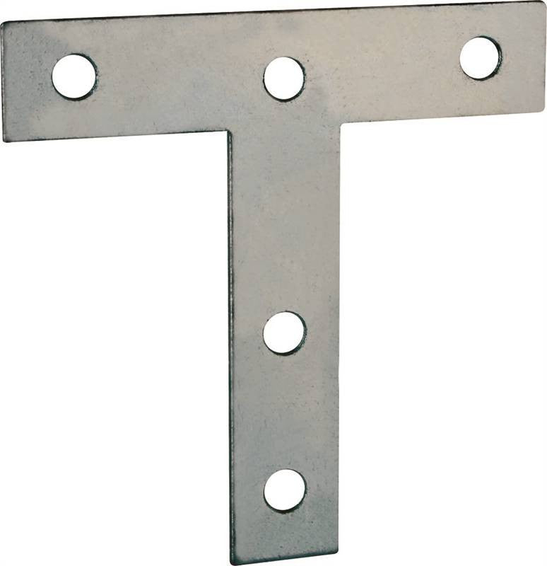 T-plate Steel 3x3in Zinc Pltd