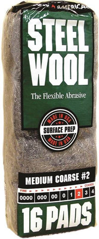 Pad Steel Wool 2 Medium Coarse