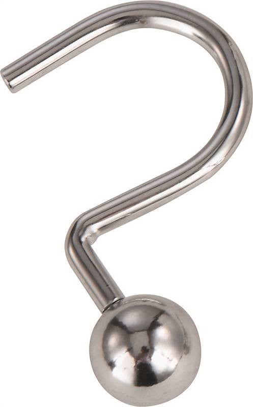 Hook Curtain Ball Chrome