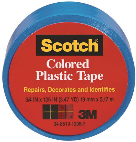 Tape Plastic Blue 1-1-2x125in