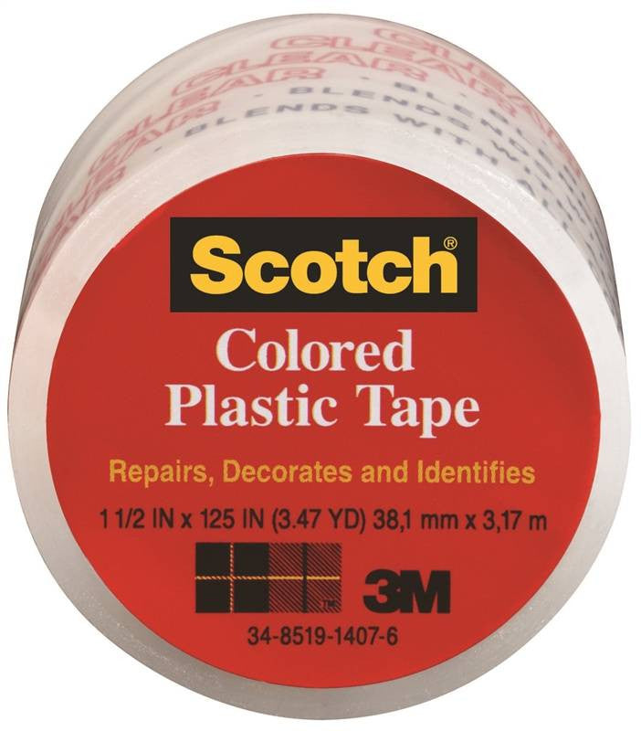 Tape Plastic Clear 1-1-2x125in